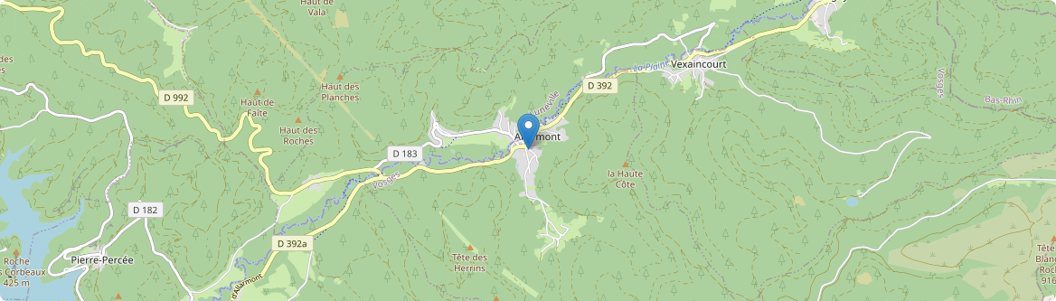 Allarmont - Carte