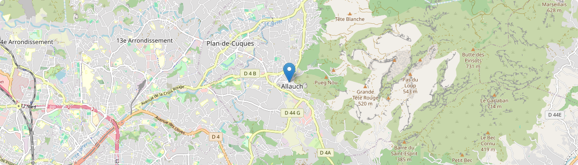 Allauch - Carte