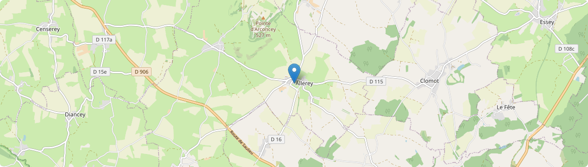 Allerey - Carte