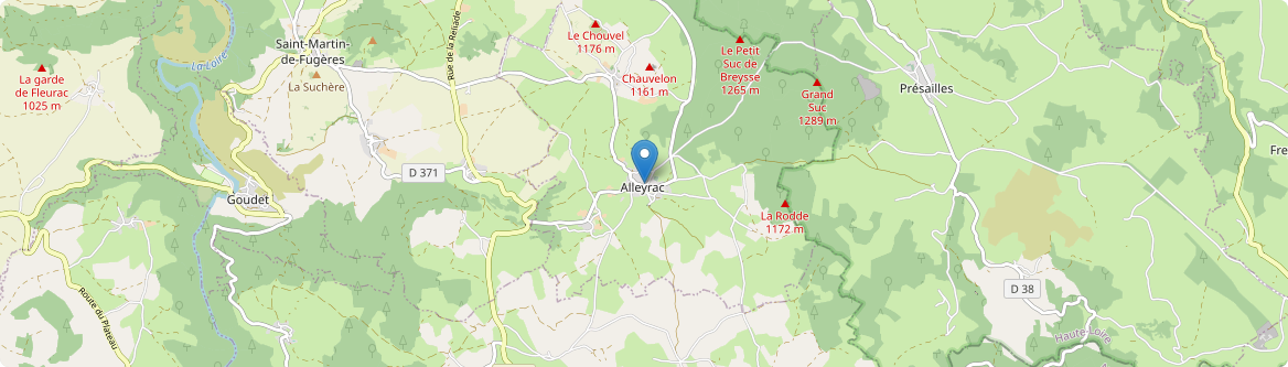 Alleyrac - Carte
