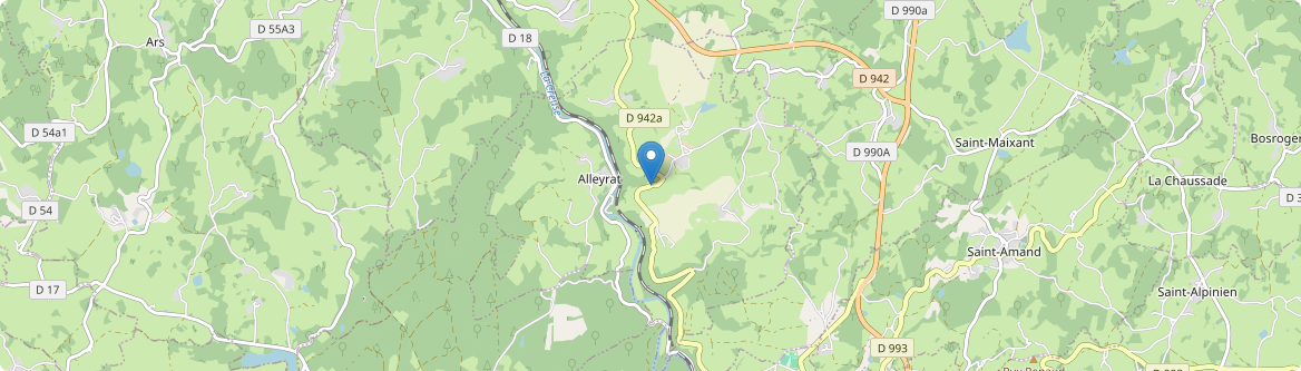 Alleyrat - Carte