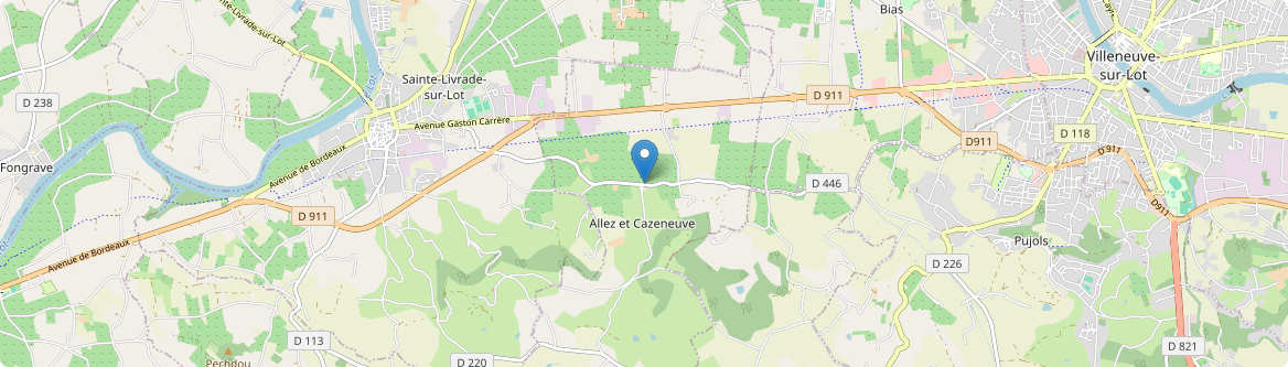 Allez-et-Cazeneuve - Carte