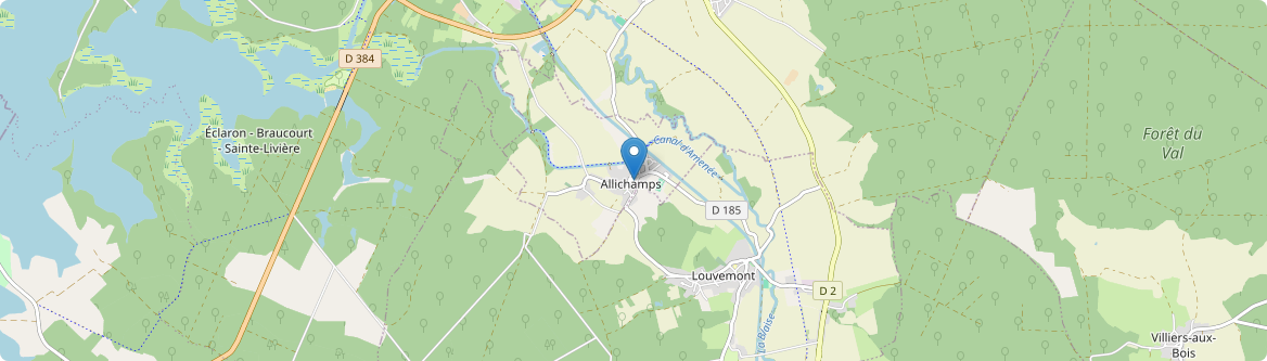 Allichamps - Carte