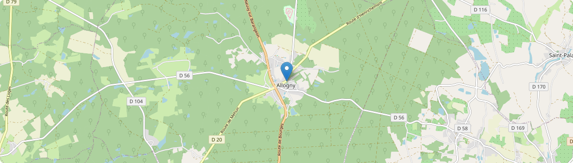Allogny - Carte