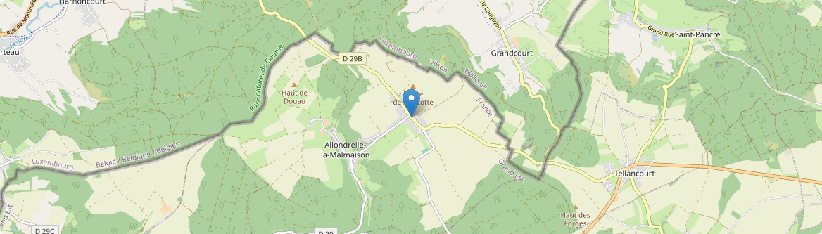 Allondrelle-la-Malmaison - Carte