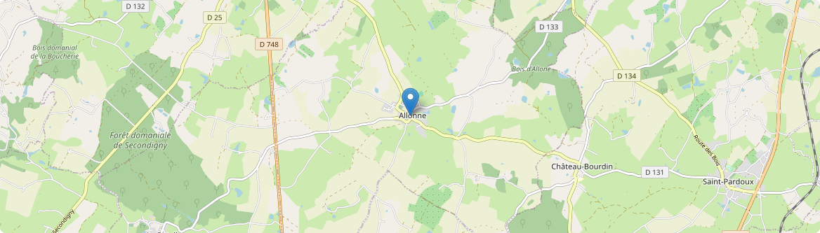 Allonne - Carte