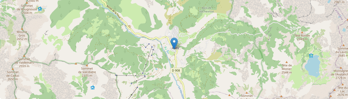 Allos - Carte