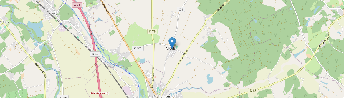 Allouis - Carte