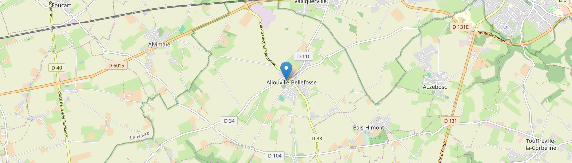 Allouville-Bellefosse - Carte