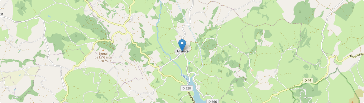 Alrance - Carte