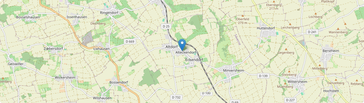 Alteckendorf - Carte