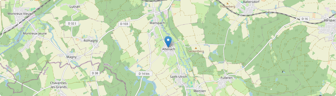 Altenach - Carte