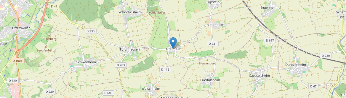 Altenheim - Carte