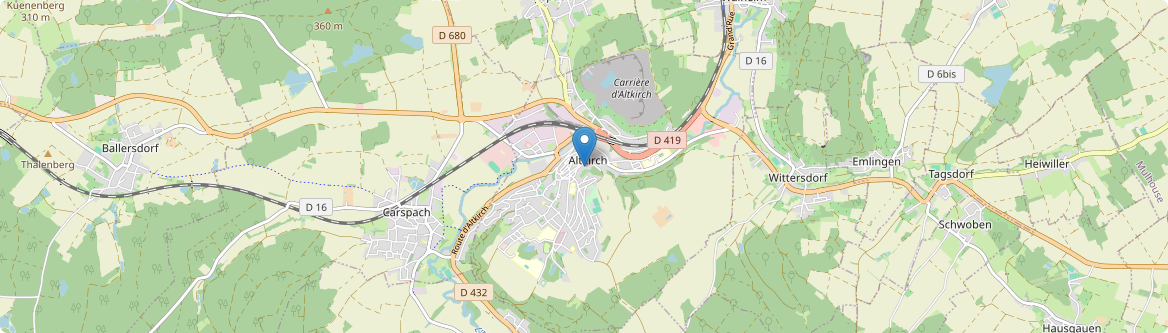 Altkirch - Carte