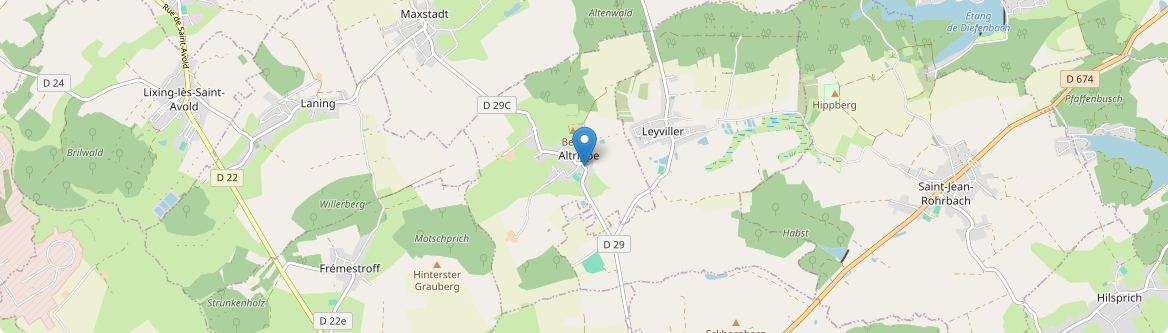 Altrippe - Carte
