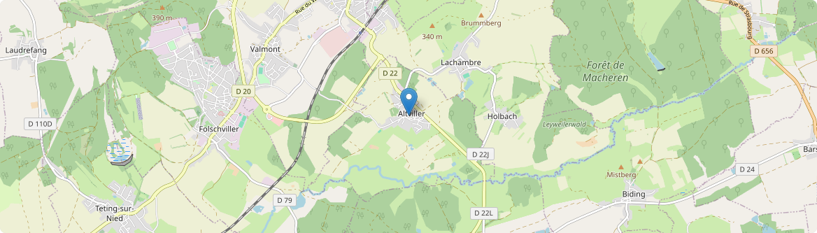 Altviller - Carte