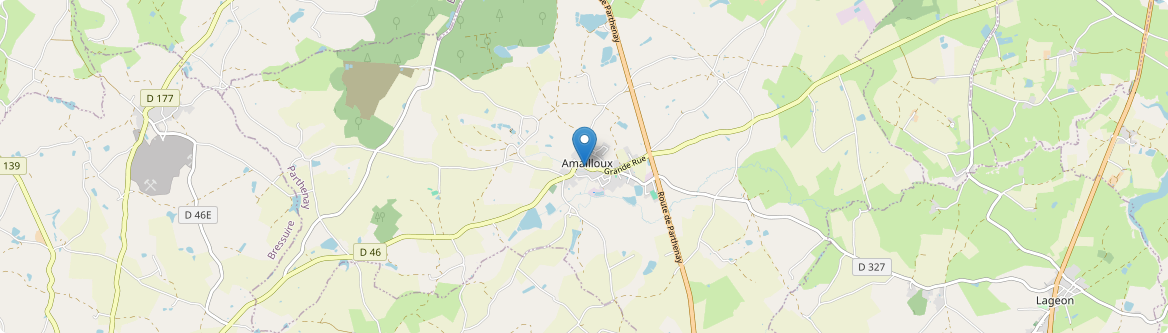 Amailloux - Carte