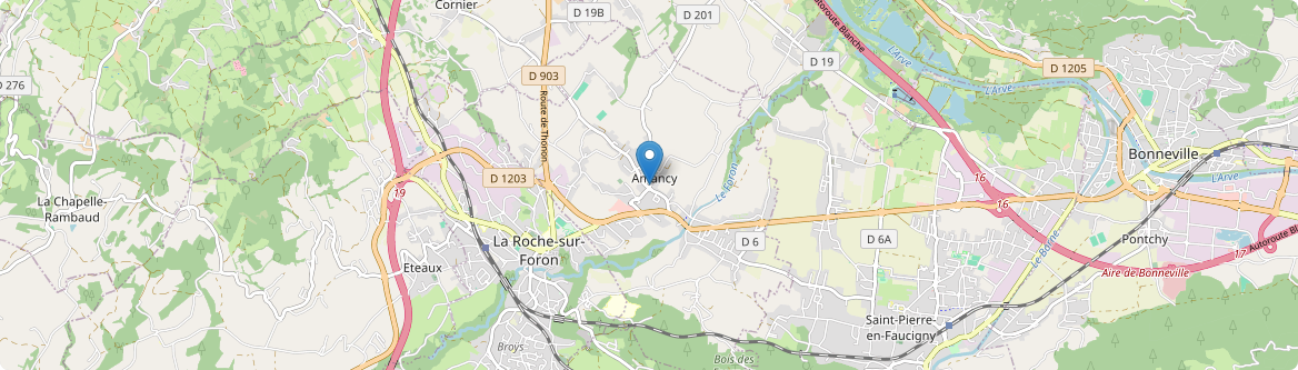 Amancy - Carte