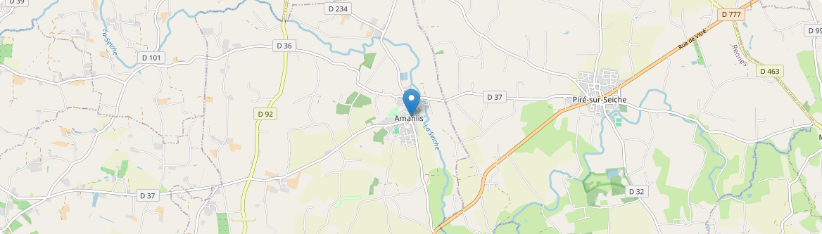 Amanlis - Carte