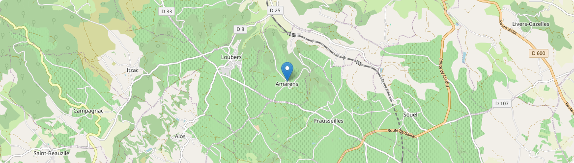 Amarens - Carte