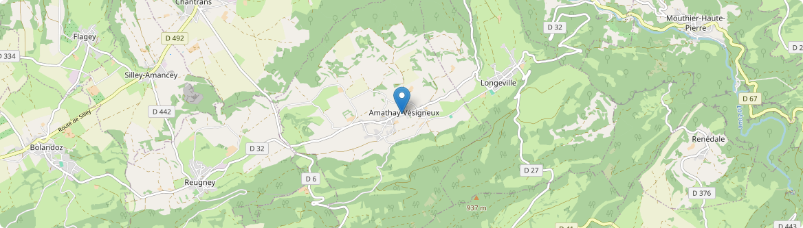 Amathay-Vésigneux - Carte