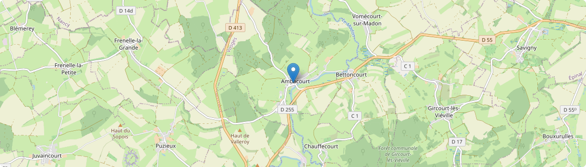 Ambacourt - Carte