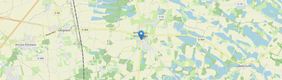 Ambérieux-en-Dombes - Carte