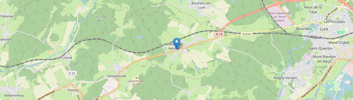 Amblans-et-Velotte - Carte