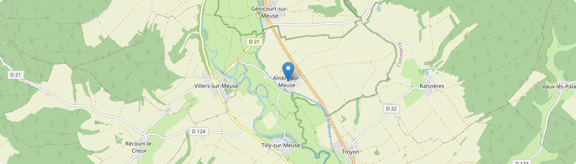 Ambly-sur-Meuse - Carte
