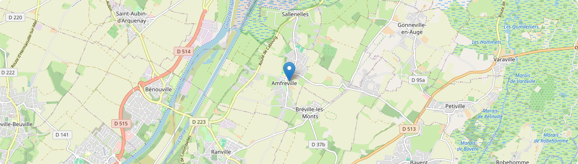 Amfreville - Carte