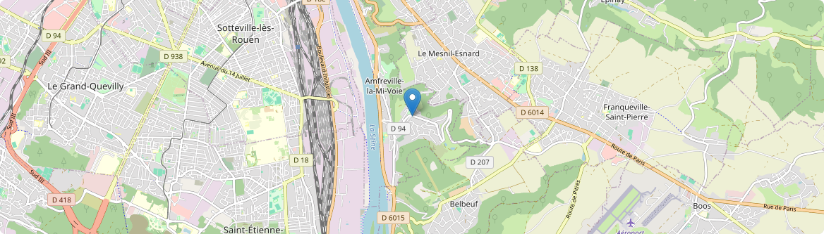 Amfreville-la-Mi-Voie - Carte