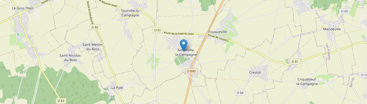 Amfreville-Saint-Amand - Carte