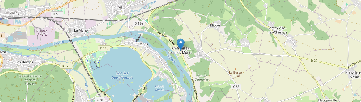 Amfreville-sous-les-Monts - Carte