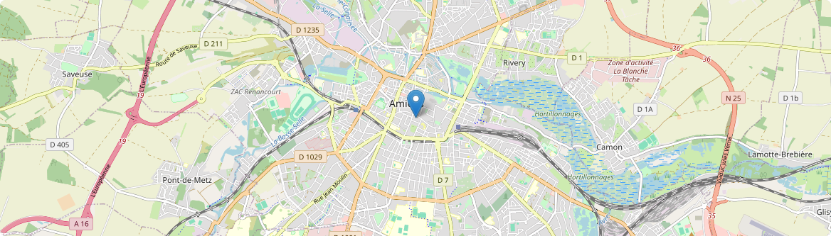 Amiens - Carte