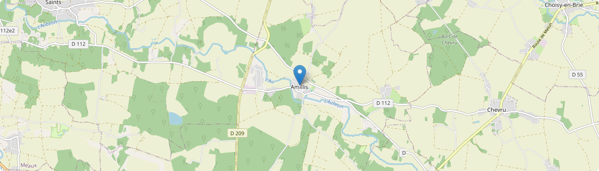 Amillis - Carte