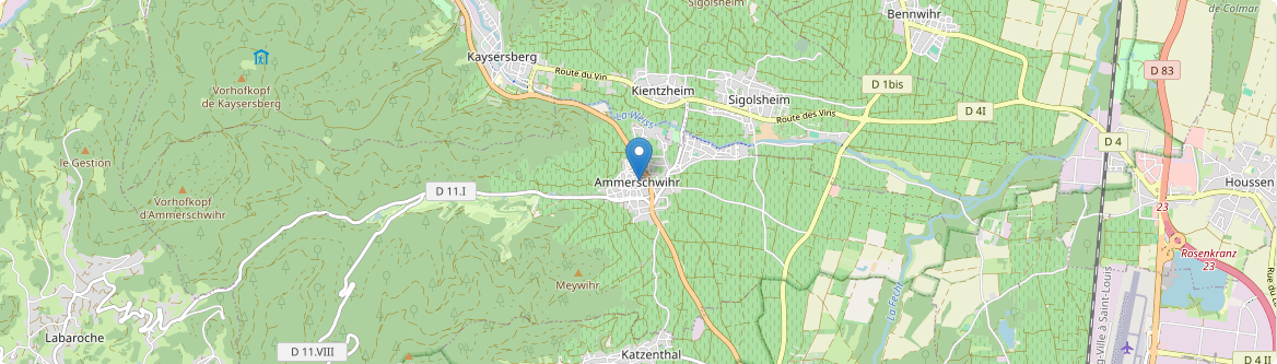 Ammerschwihr - Carte