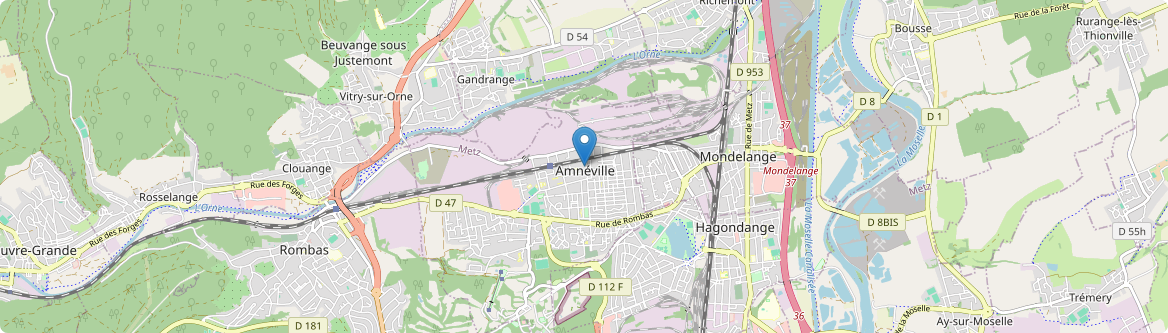 Amnéville - Carte