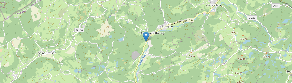 Amont-et-Effreney - Carte