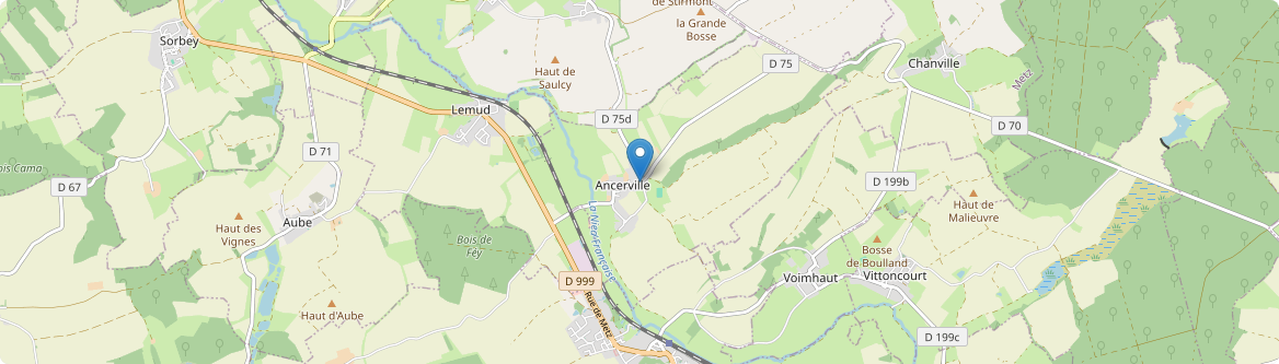 Ancerville - Carte