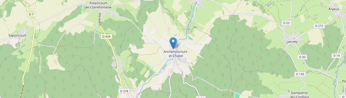 Anchenoncourt-et-Chazel - Carte