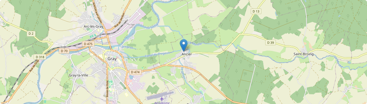 Ancier - Carte