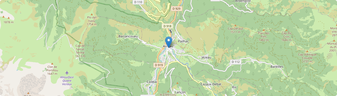 Ancizan - Carte