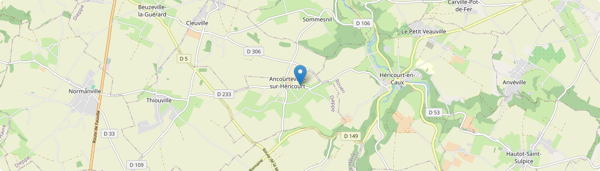 Ancourteville-sur-Héricourt - Carte