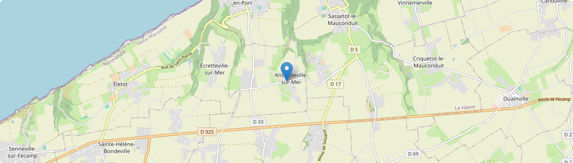 Ancretteville-sur-Mer - Carte