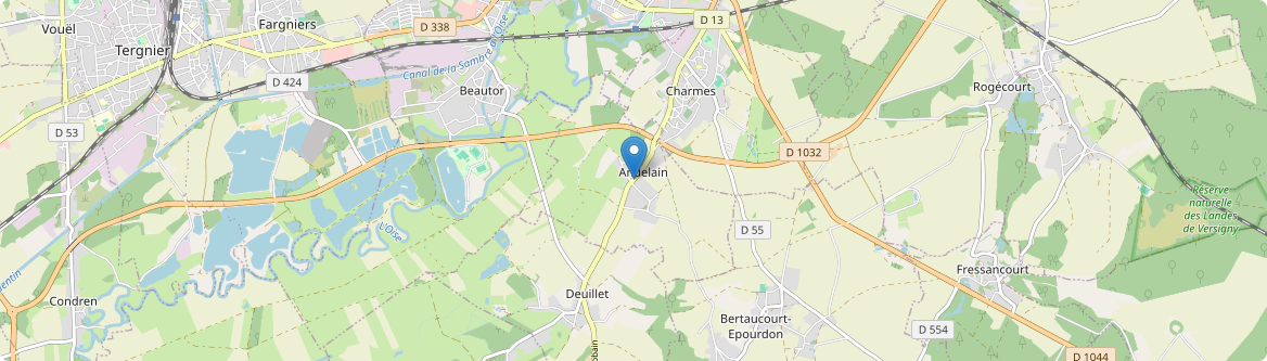 Andelain - Carte