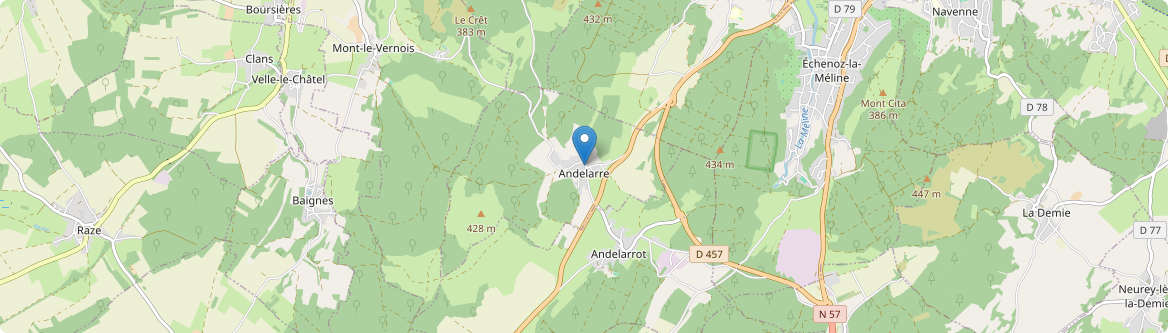 Andelarre - Carte