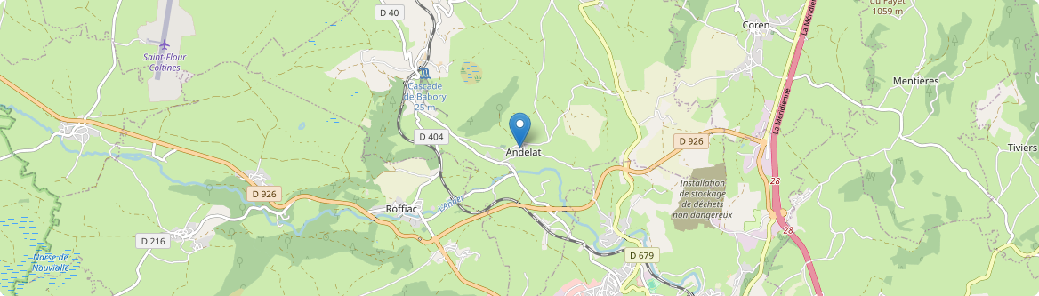 Andelat - Carte
