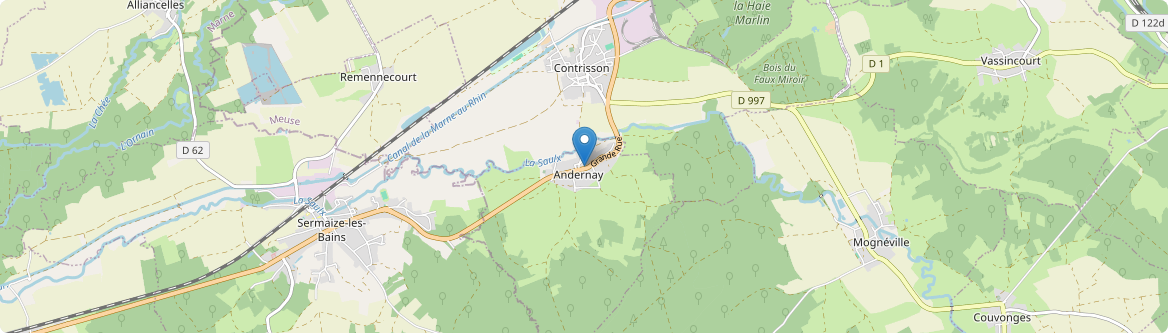 Andernay - Carte