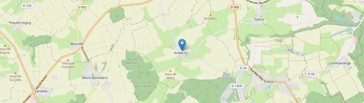 Anderny - Carte