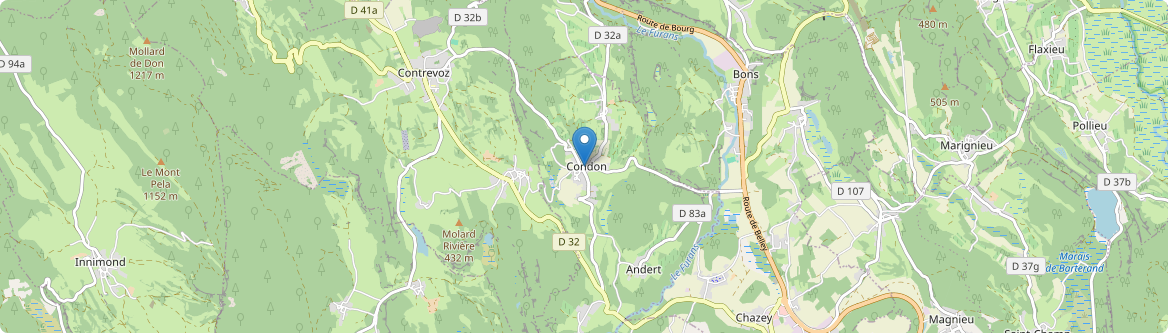 Andert-et-Condon - Carte